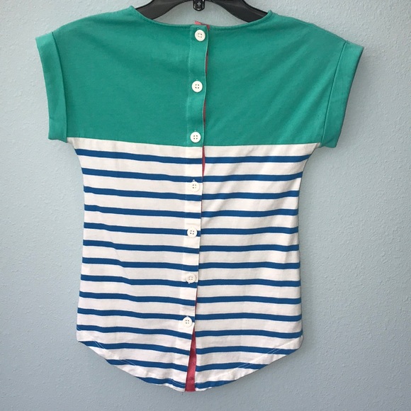 Girls Nautica back-button down blouse! Too Cute! - Picture 2 of 3